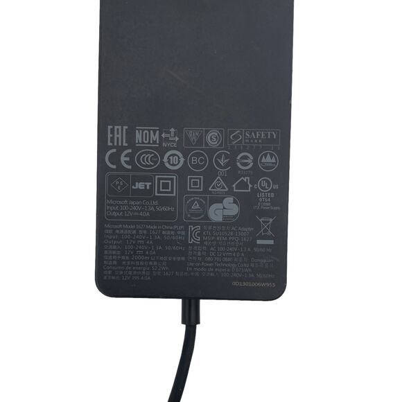 Microsoft OEM Tablet Docking Station Power Cord - Replacement, Fast Charging - Picture 7 of 7